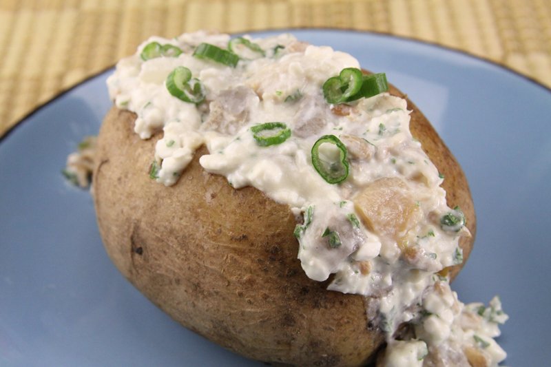 Herring Stuffed Potatoes